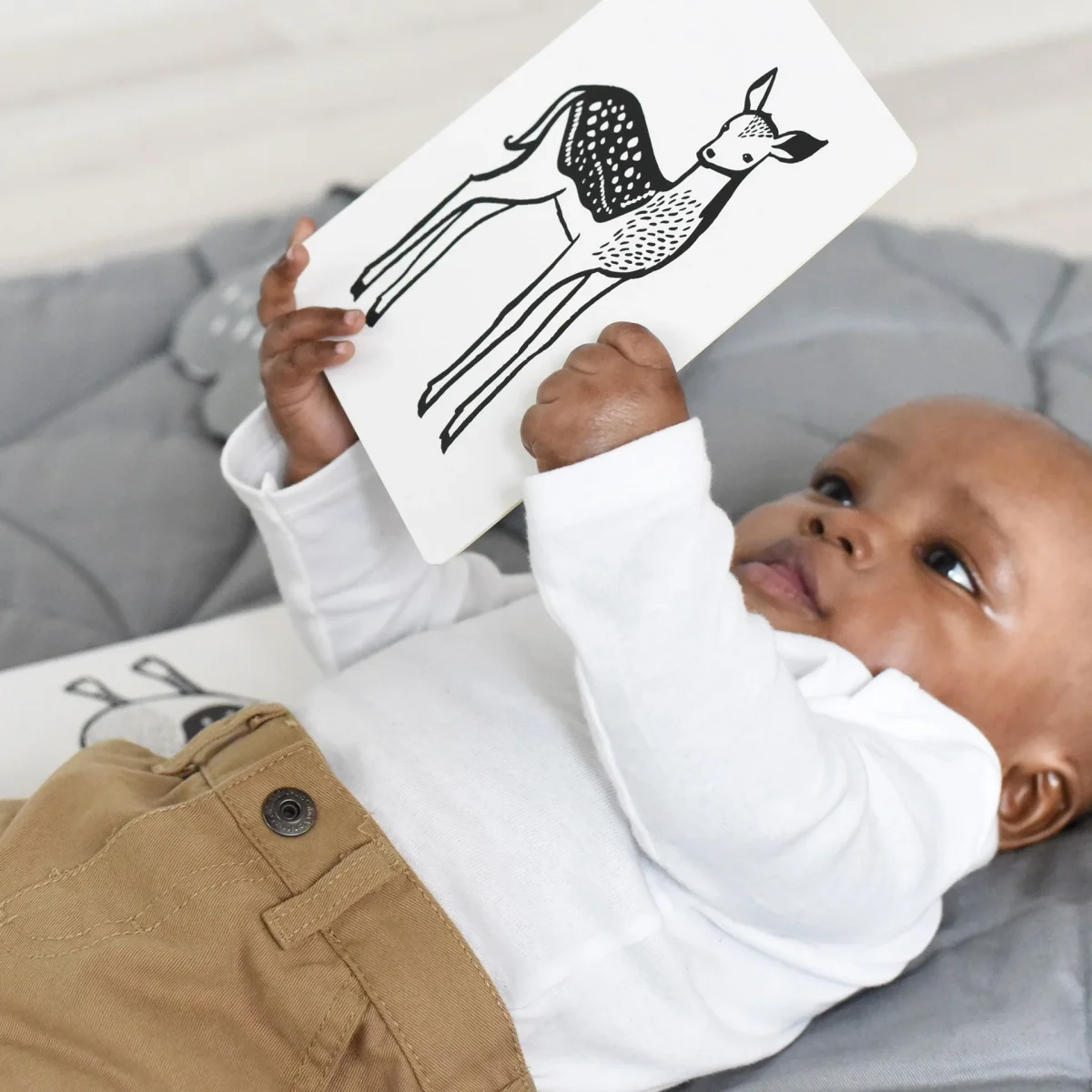 6 Cartes imagier bébé | Océan noir et blanc – Image 6